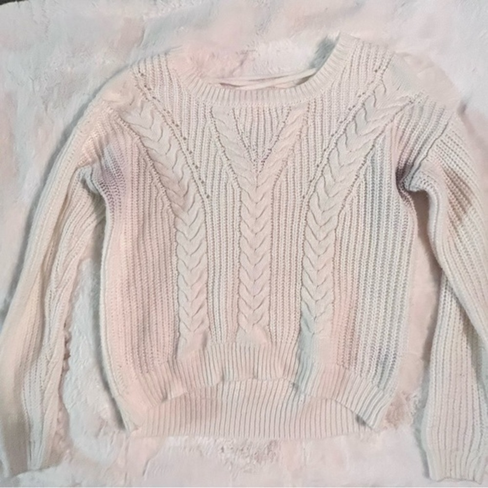 White small sweater